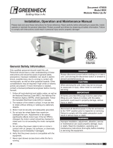 Greenheck 470658 MSX Operating instructions