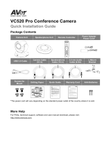 AVer VC520 PRO Quick start guide