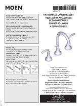 Moen 66411 Two Handle Lavatory Faucet Owner's manual