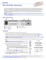 Extron electronics SW4 12G HD-SDI Installation guide