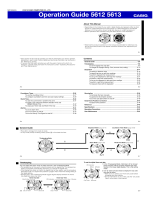 Casio Men's Black Resin Strap Watch User manual