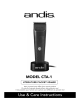 Andis CTA-1 User guide