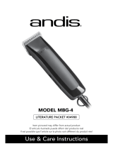 Andis MBG-4 User guide