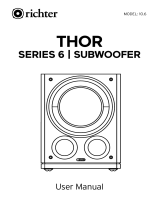 Richter Thor 10.6 Subwoofer Speaker – White Owner's manual