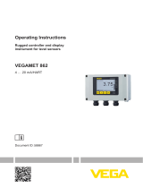Vega VEGAMET 862 Operating instructions