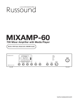 Russound MIXAMP-60 70V Mixer Amplifier User manual