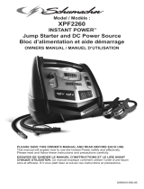 Schumacher XPF2260 Jump Starter and DC Power Source Owner's manual