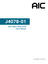 AIC J4078-01 User manual