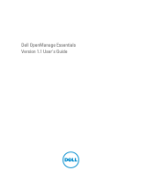 Dell OpenManage Essentials v1.1 User manual
