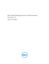 Dell OpenManage Server Administrator Version 7.4 User guide