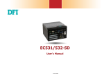 DFI EC531-SD/EC532-SD Owner's manual