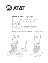 AT&T DL72210 Quick start guide