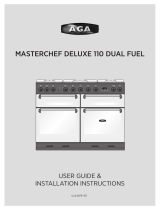 AGA Masterchef Deluxe 110 Dual Fuel Owner's manual
