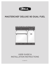 AGA Masterchef Deluxe 90 Dual Fuel Owner's manual