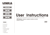 Unika GX-3000 Owner's manual