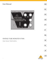 Behringer VT999 User manual