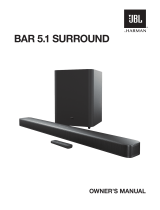 JBL Bar 5.1 Owner's manual