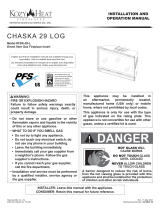 Kozyheat Chaska 29 Log Owner's manual