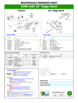 John Deere X300 User manual