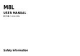 Blu M8L Owner's manual