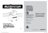 MasterCraft 2-GALLON (7.6 L)AIR COMPRESSOR User manual