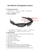 Epcom Sunglasses Camera User manual