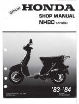 Honda NHSO aeroBO 1984 Shop Manual