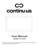 Continuous CT-2610 User manual