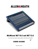 ALLEN & HEATH MixWizard WZ3 12:2 User manual