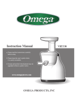 Omega VRT370HDS User manual