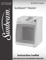 Sunbeam SCH4015 Series Operating instructions