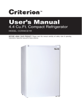 Criterion CCR44CE1F User manual