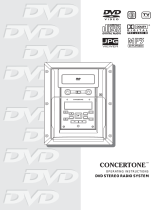 Concertone DVD STEREO RADIO SYSTEM Operating instructions