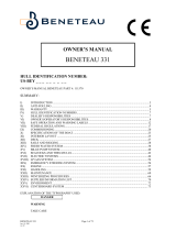 BENETEAU 331 Owner's manual