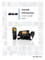B & G V50/H50 VHF User manual