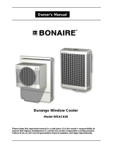 BONAIRE Durango Window Cooler WEAC628 Owner's manual