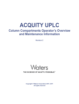 Waters ACQUITY UPLC Operator's, Overview And Maintenance Manual