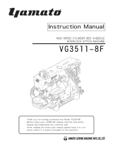 Yamato VG3511-8F User manual