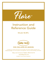 Baby Lock Flare Reference guide