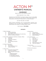 ACTON MX AM002 Owner's manual