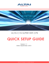 Altai C1N Quick Setup Manual