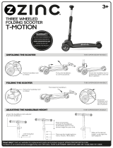 Zinc Black Folding T-Motion Tri Scooter User manual