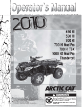 Arctic Cat Thundercat 2010 User manual