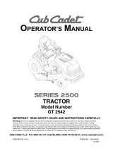 Cub Cadet GT 2544 User manual