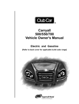 Club Car Carryall 700 Owner's manual