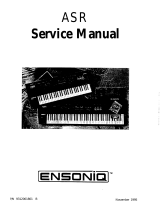 ENSONIQ ASR-10 User manual