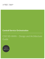 Juniper CSO SD-WAN – Design and Architecture User guide