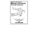 berger instrument Level and Transit-Level User manual