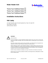 Webasto Thermo Top E Installation Instructions Manual