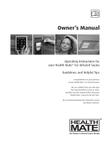 Health Mate Far Infrared Sauna Owner's manual